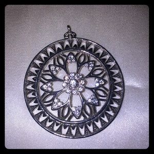 Vintage Monet Faux diamond pendant